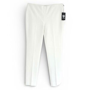 NWT Vince Camuto Ivory Side Zip Ankle Pants Polished Essentials Size 8